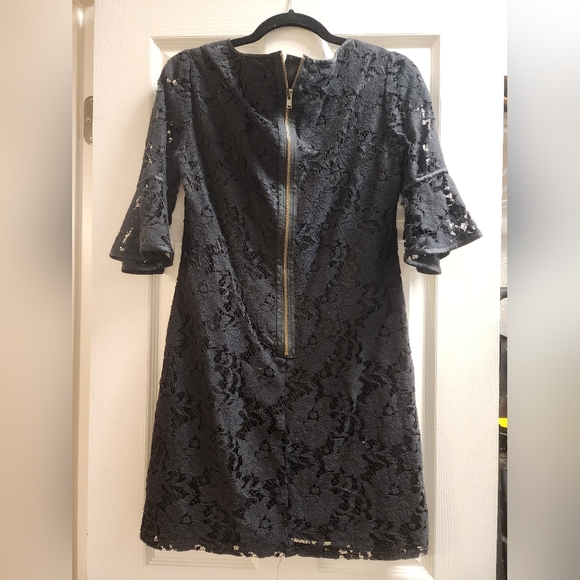 Adrianna Papell Black Lace Mini Dress - Picture 5 of 9